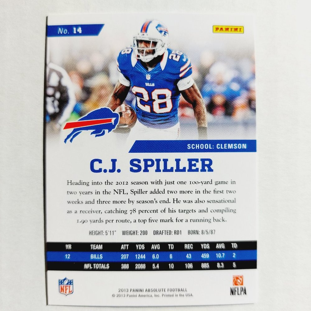 Buffalo Bills (CJ Spiller) - FTBL [4_CJS2] - Picture 3 of 3